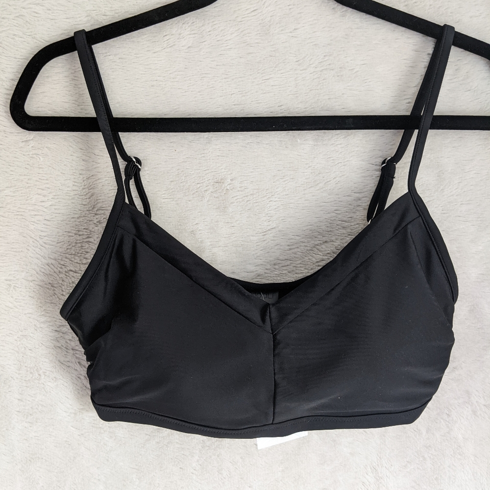 New With Tags Modli Swim Bra, Black, Large, Adjustable Straps